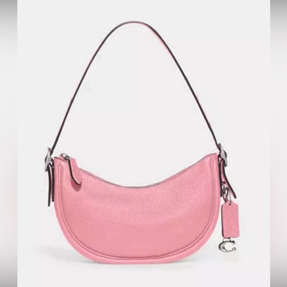 Pink Shoulder Hobo Bag
